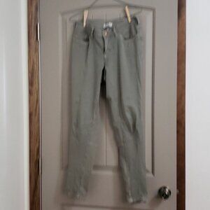 Backcountry Brand Moto Skinny Jeans high waist Sage colored Size 6